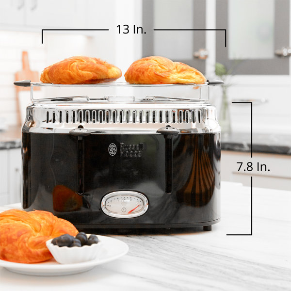 Russell Hobbs 4Slice Retro Style Toaster & Reviews Wayfair